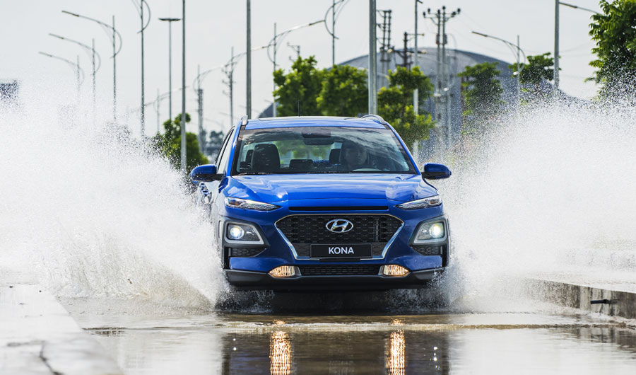 Thiết kế mặt trước Hyundai Kona