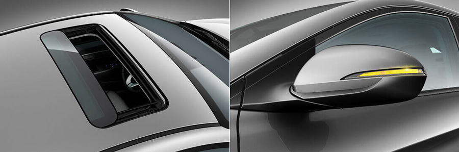 Gương chiếu hậu & Cửa sổ trời xe Hyundai Elantra